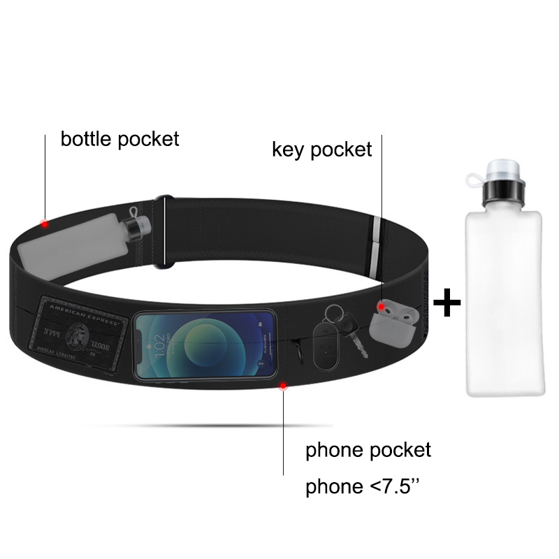 Running Belt Waist Bag with Wa - Running Gear Bag ulasan dan harga