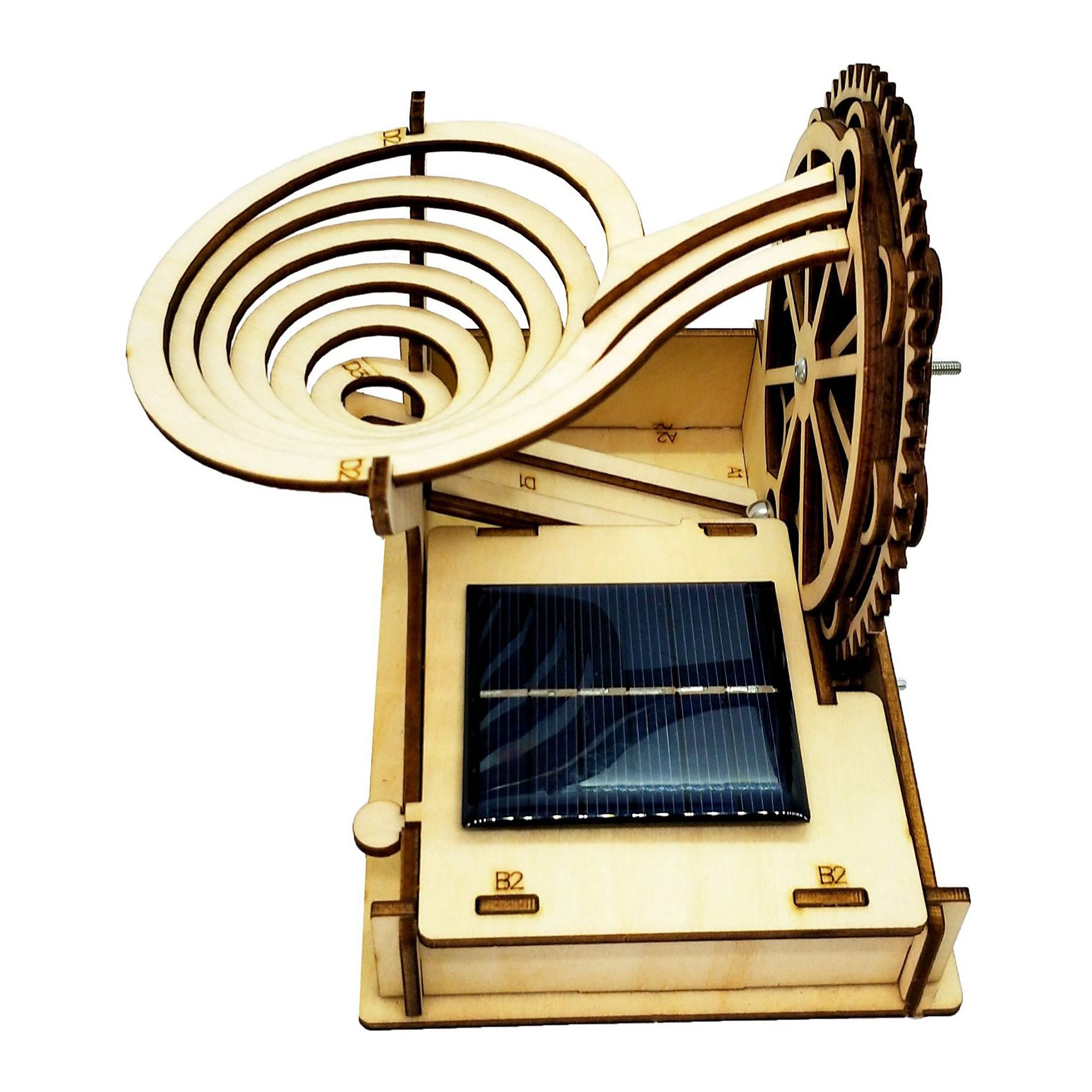 Practical 3D Wooden Marble Run - Running Gear Track ulasan dan harga