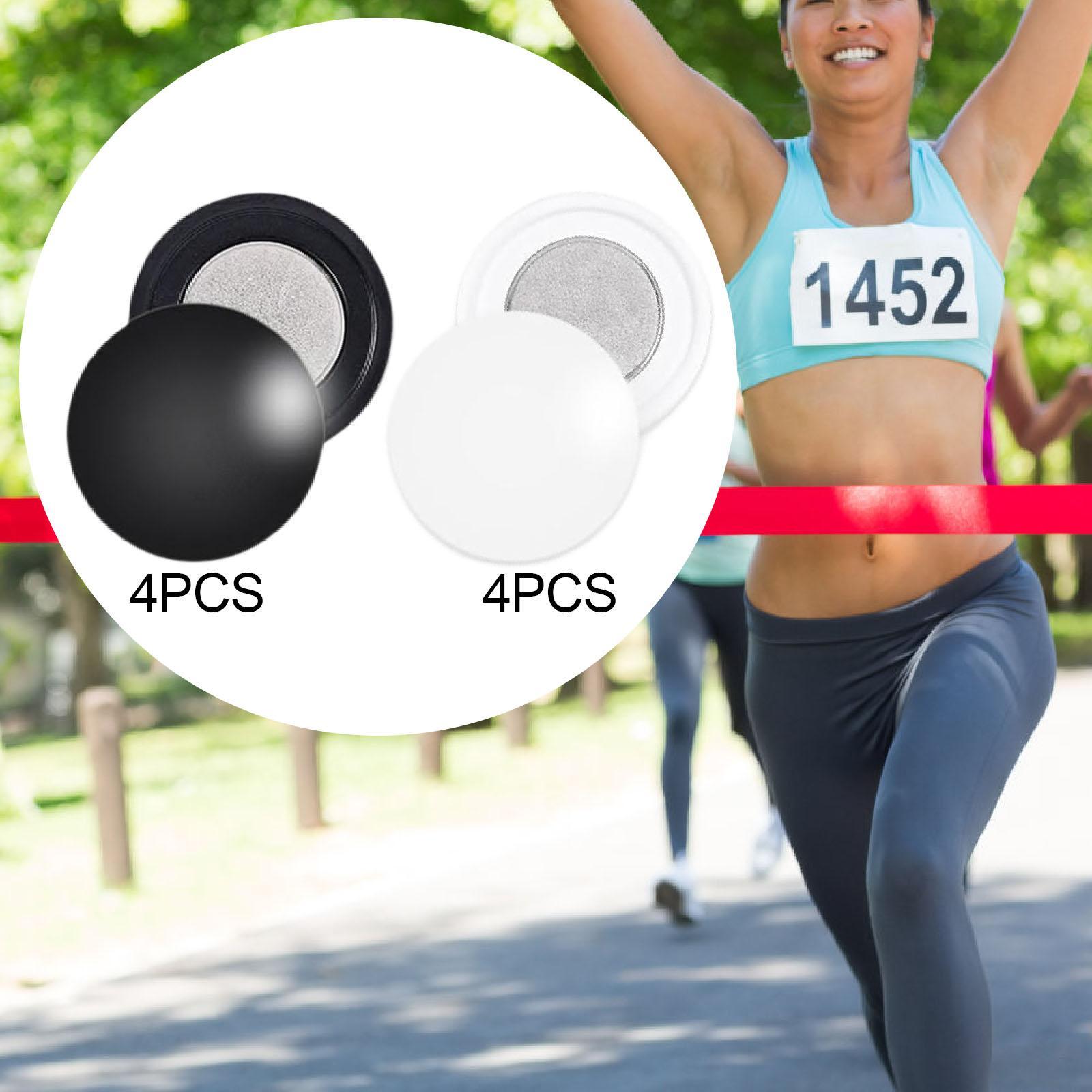 4 Pair Magnetic Race Bib Clips - Running Gear Track ulasan dan harga