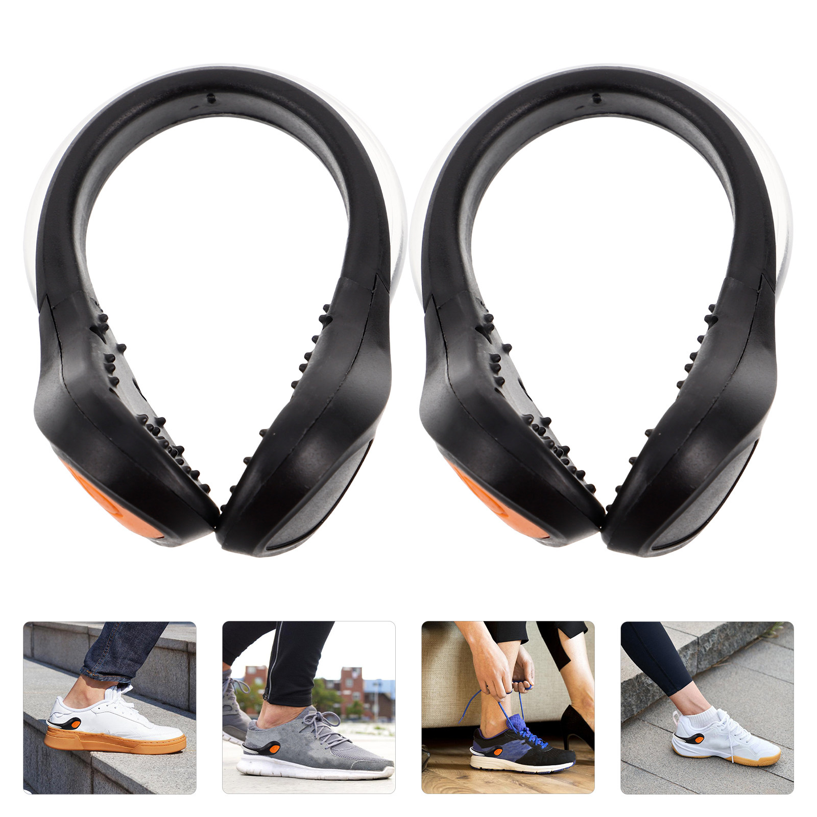 2Pcs LED Shoe Clip Lights Nigh - Runners Gear ulasan dan harga