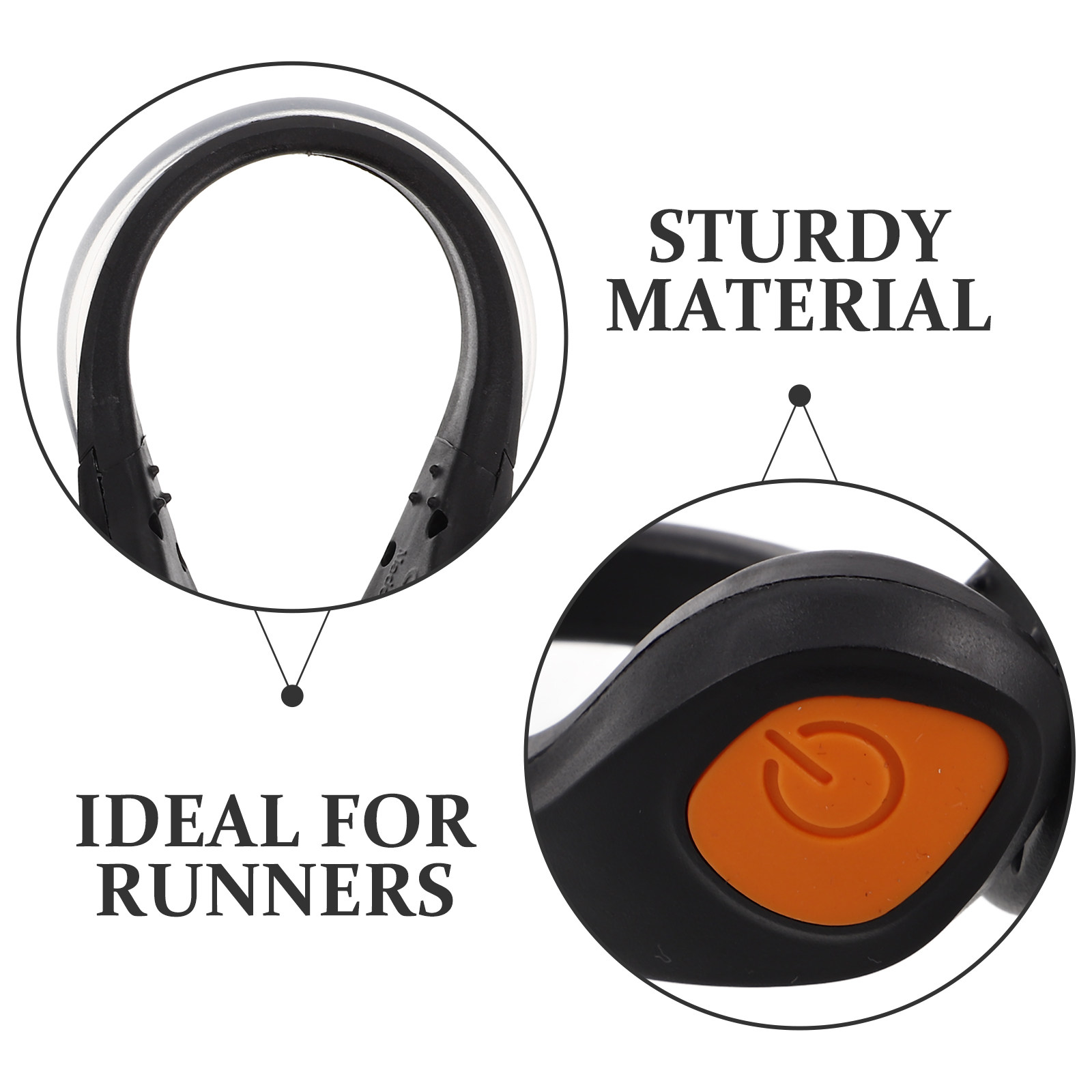 2Pcs LED Shoe Clip Lights Nigh - Runners Gear ulasan dan harga