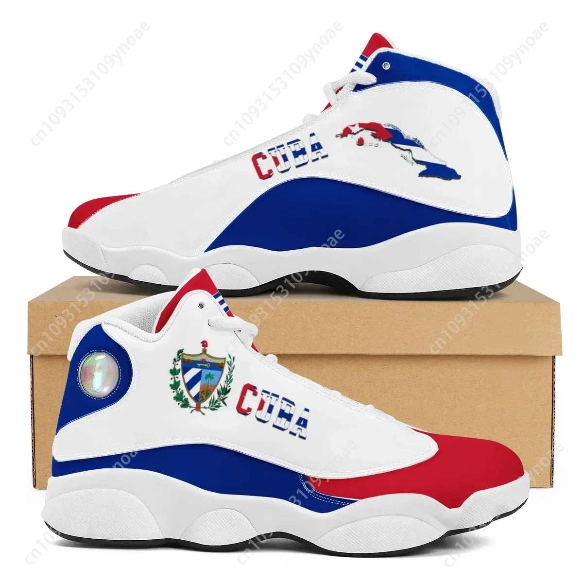 CUBA Flag Print Cool Men Baske - Running Z ulasan dan harga