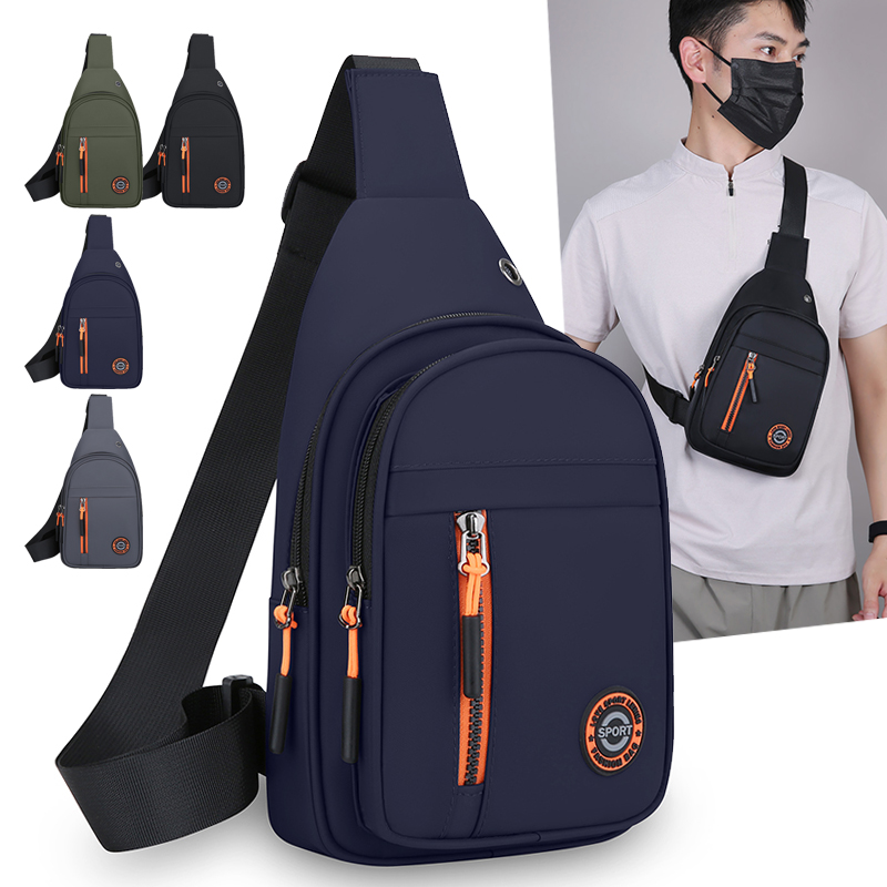 Chest Bag Men Front Crossbody  - Running Gear Bag ulasan dan harga