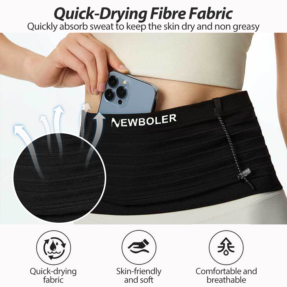 NEWBOLER Elastic Sports Waist  - Running Gear Bag ulasan dan harga