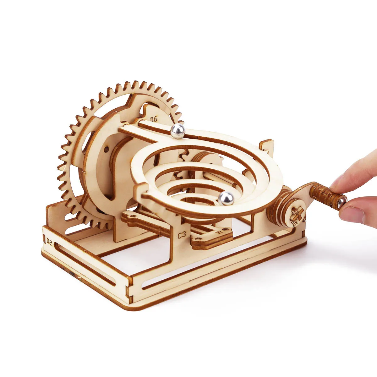 DIY Mechanical Iron Ball Maze  - Running Gear Track ulasan dan harga