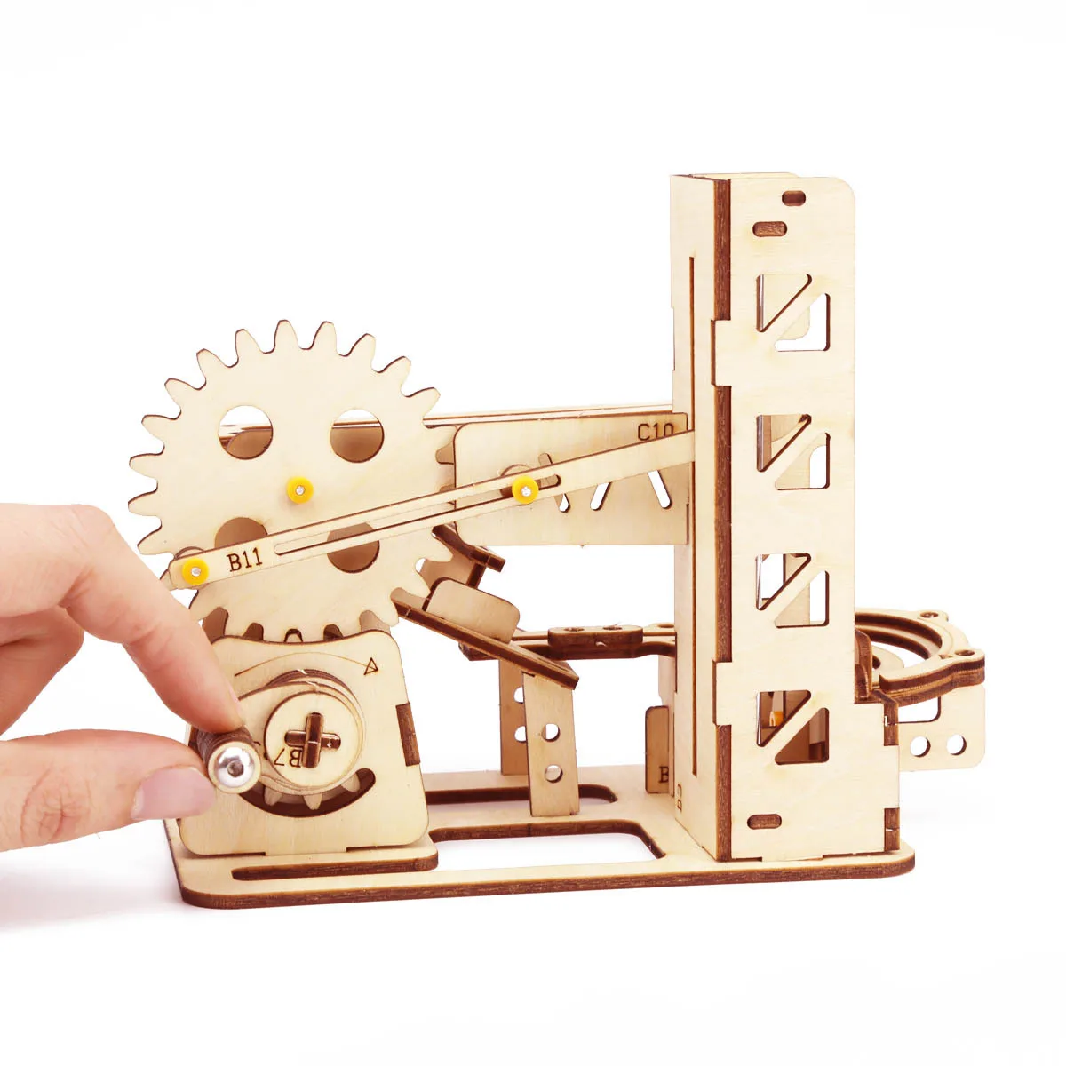 DIY Mechanical Iron Ball Maze  - Running Gear Track ulasan dan harga