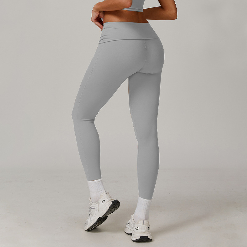 Athletic Yoga Pants Women Fold - High And Running Gear ulasan dan harga